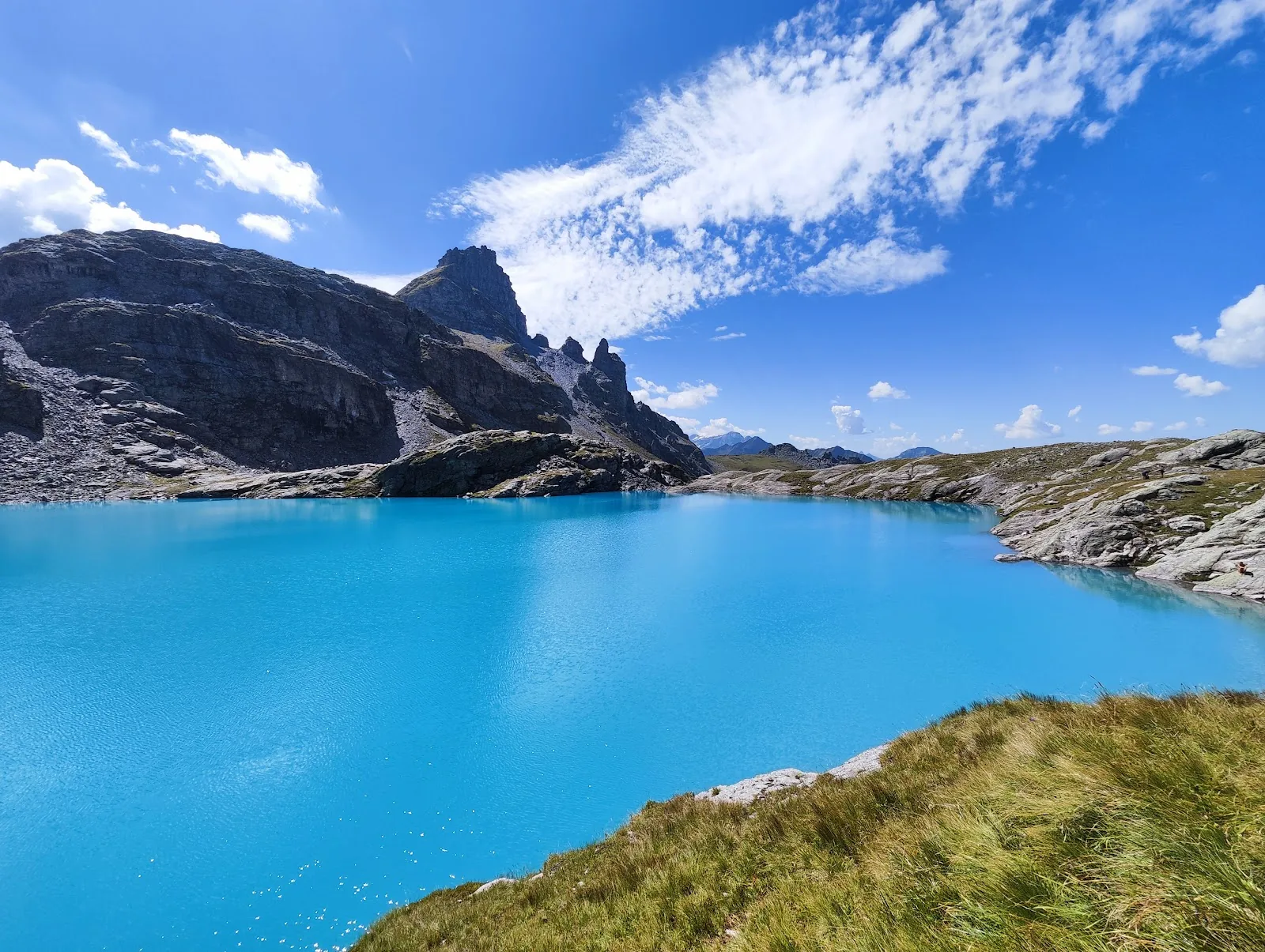 Aussicht auf der 5-Seen-Wanderung am Pizol